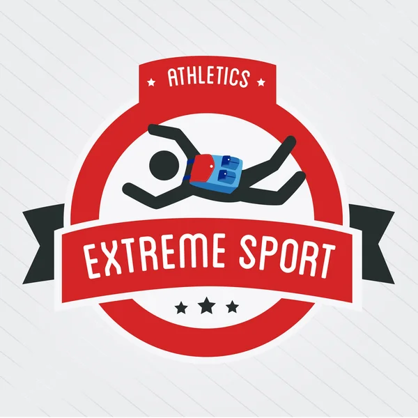 Design de sport extrême — Image vectorielle
