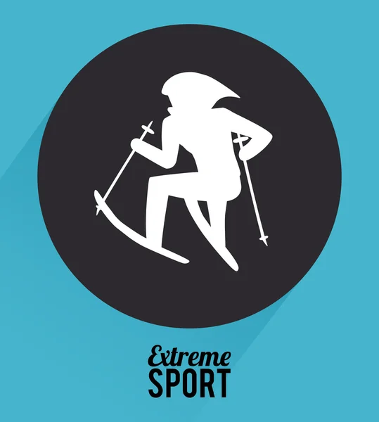 Extreme sport ontwerp — Stockvector