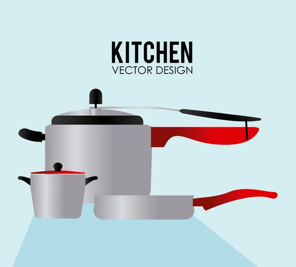 Keuken Design — Stockvector