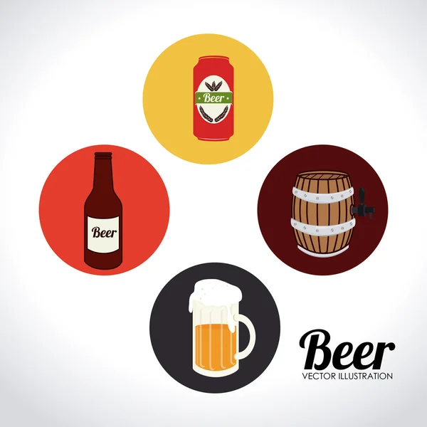 Design de cerveja —  Vetores de Stock