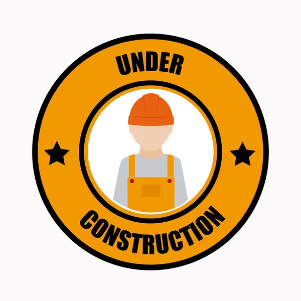 Construction design — Stock Vector