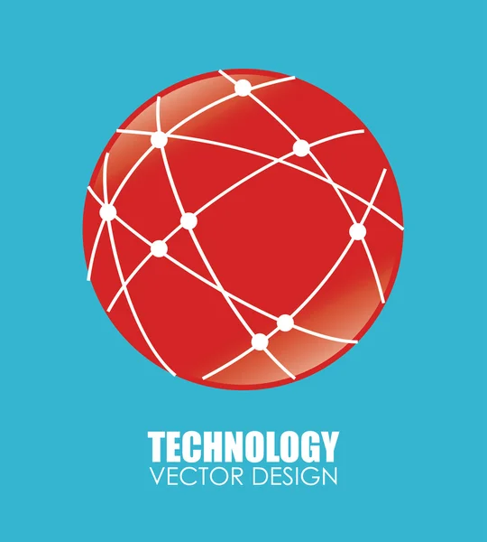 Design de tecnologia — Vetor de Stock