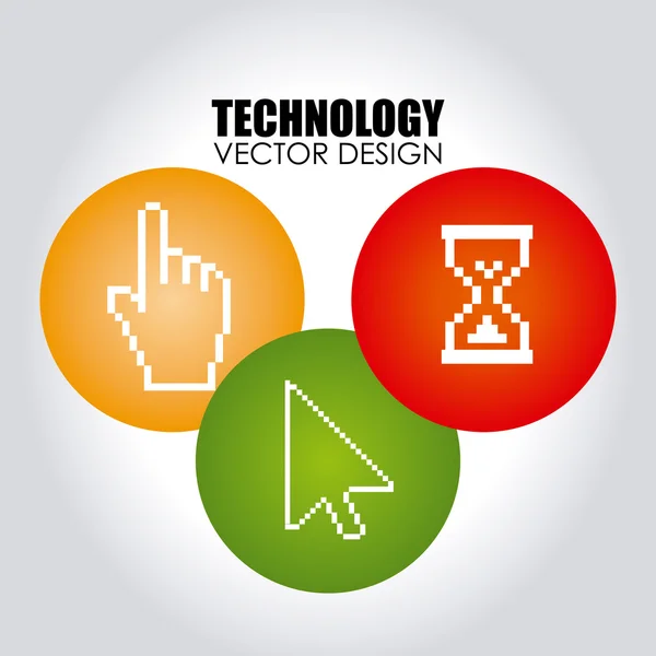 Projekt technologii — Wektor stockowy