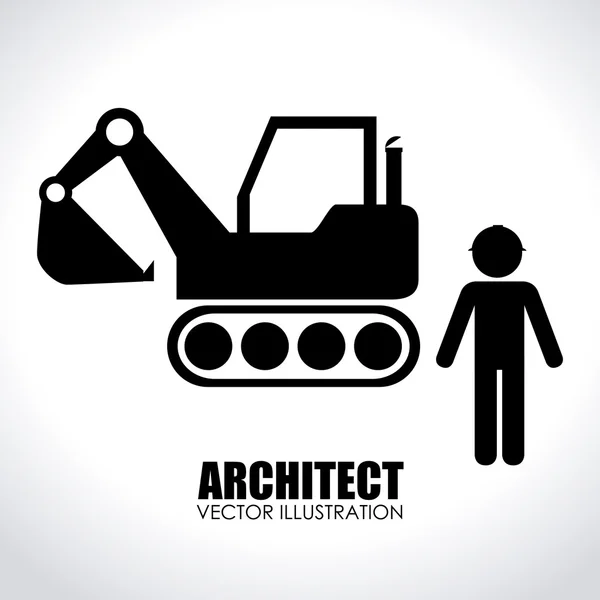 Építőipari tervező — Stock Vector