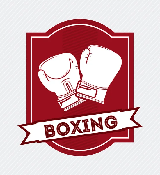 Boxning design — Stock vektor