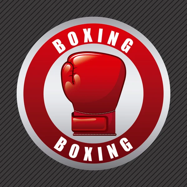 Diseño de boxeo — Vector de stock