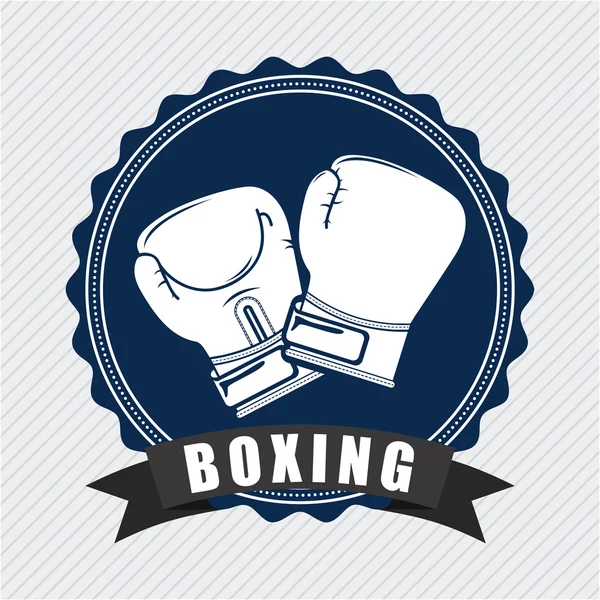 Diseño de boxeo — Vector de stock