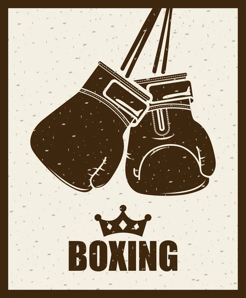 Diseño de boxeo — Archivo Imágenes Vectoriales