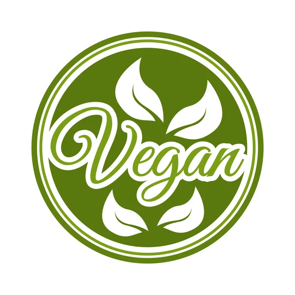 Vegan food — Stock Vector