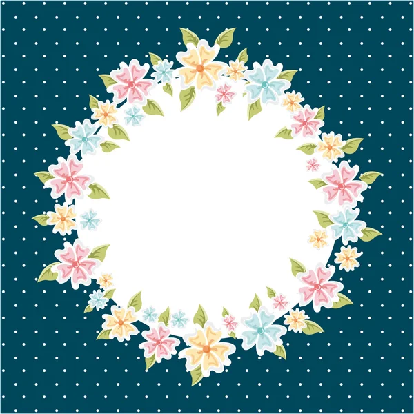 Desine de fleurs — Image vectorielle