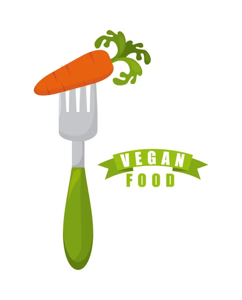 Comida vegana — Vector de stock