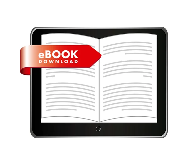 Design de ebook — Vetor de Stock