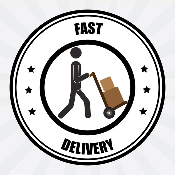 Delivery design — Stock Vector