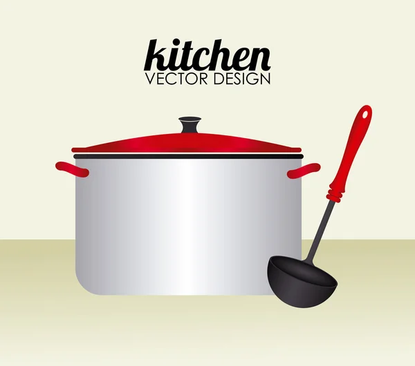 Design della cucina — Vettoriale Stock