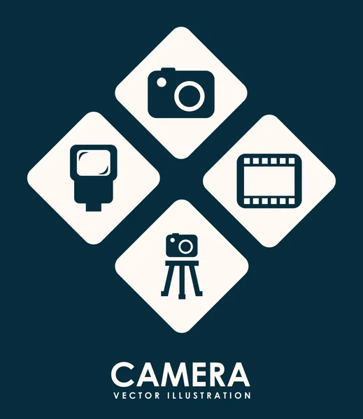 Camera design — Stock Vector
