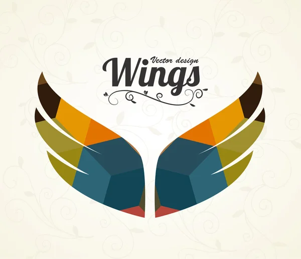 Conception des ailes — Image vectorielle