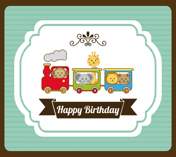 Diseño de cumpleaños — Vector de stock