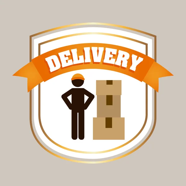 Delivery design — Stock Vector