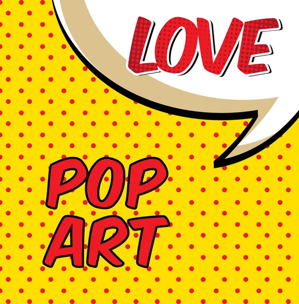 Pop art — Vettoriale Stock