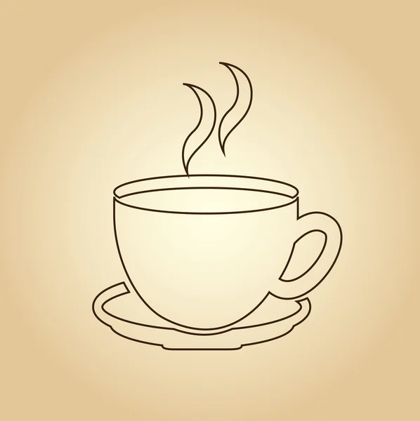 Diseño de café — Vector de stock