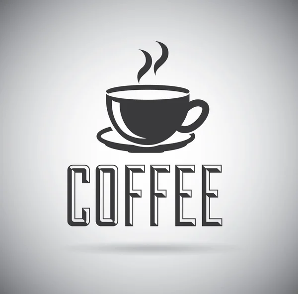 Diseño de café — Vector de stock