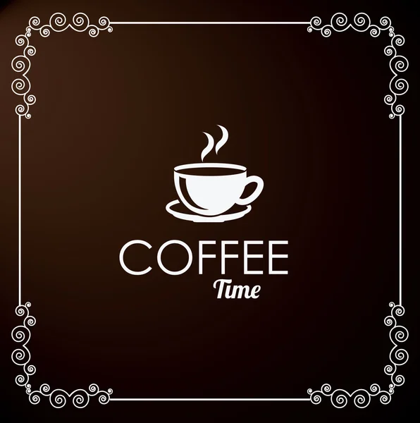 Diseño de café — Vector de stock