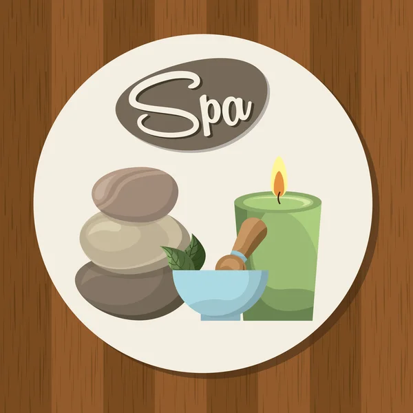 Spa design — Stock Vector