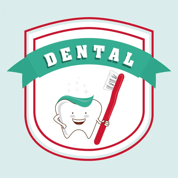 Dental design — Stock Vector