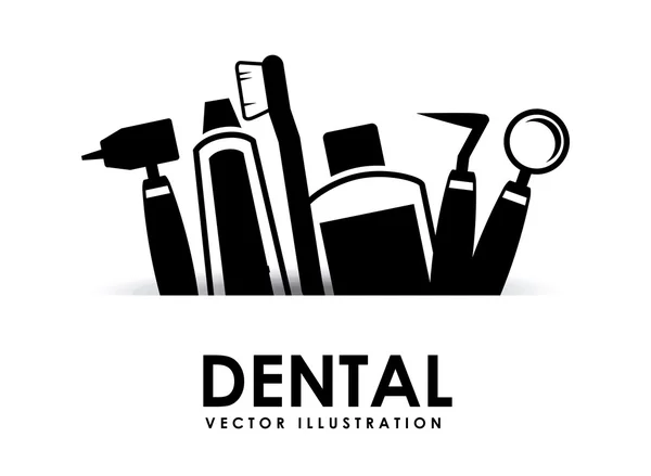 Desenho dentário — Vetor de Stock