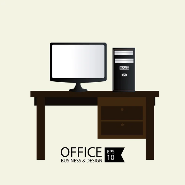 Office design — Stockvector