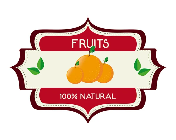 Design dei frutti — Vettoriale Stock