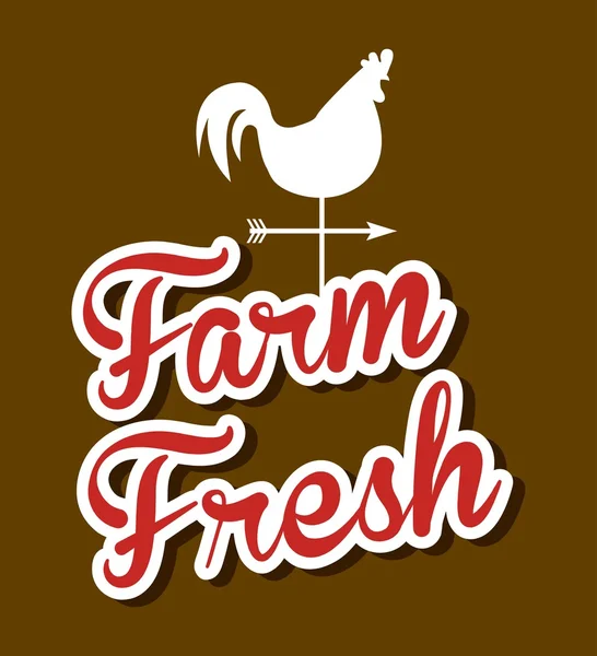 Farm fresh design — Stock Vector