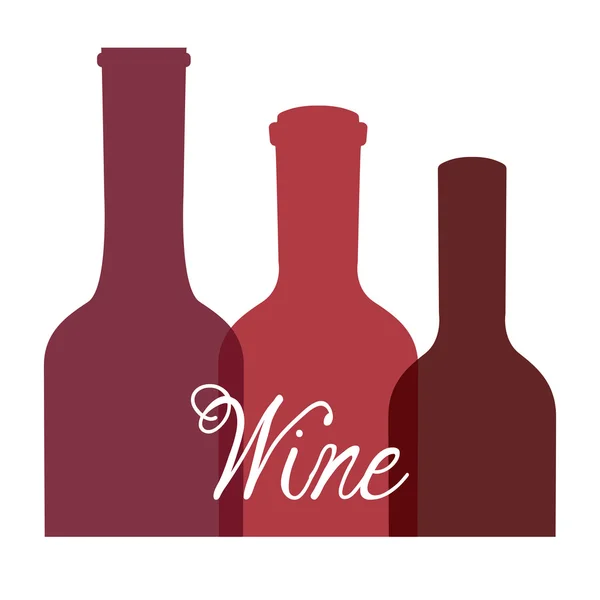 Diseño del vino — Vector de stock