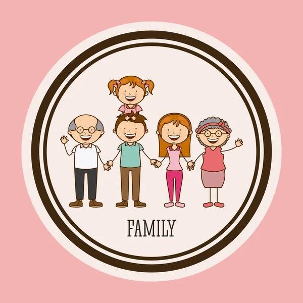 Familjen design — Stock vektor