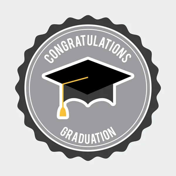 Graduation design — Stock Vector