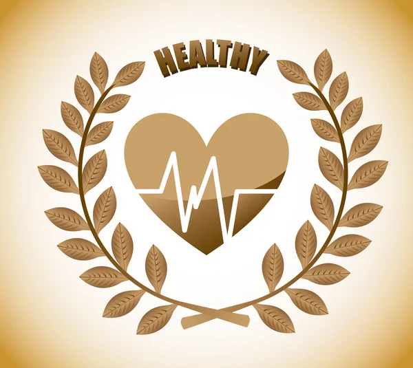 Healthy design — Stock Vector