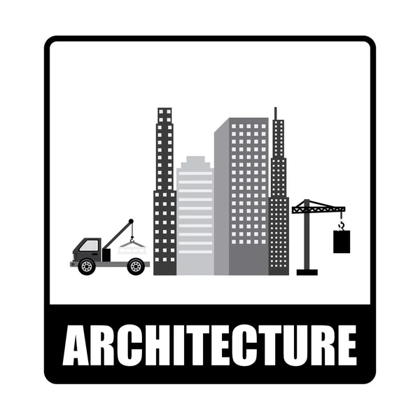 Diseño de construcción — Vector de stock