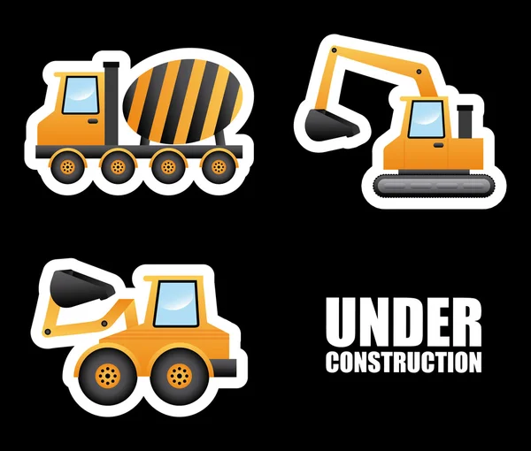 Construction design — Stock Vector