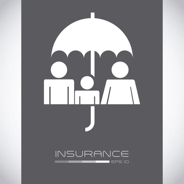 Insurance design — Stock Vector