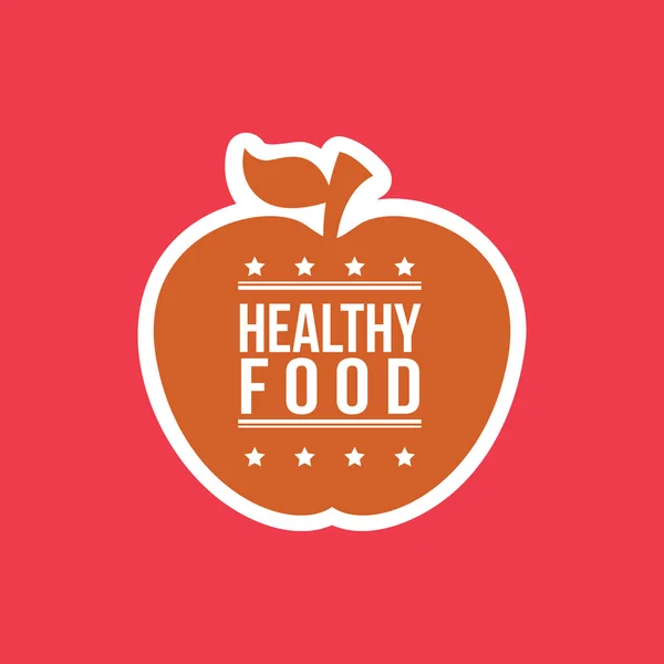 Alimentos saudáveis — Vetor de Stock