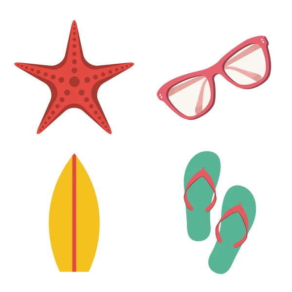 Beach icon — Stock Vector