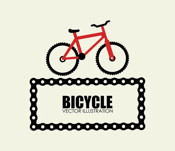 Conception de vélo — Image vectorielle