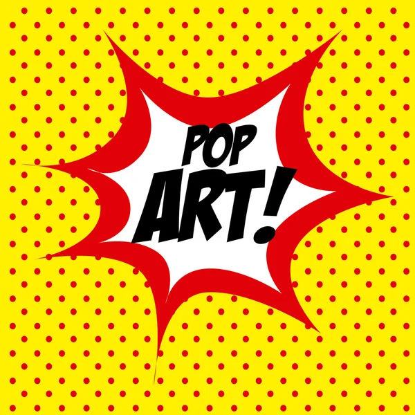 Diseño de arte pop — Archivo Imágenes Vectoriales