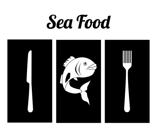 Design del pesce — Vettoriale Stock