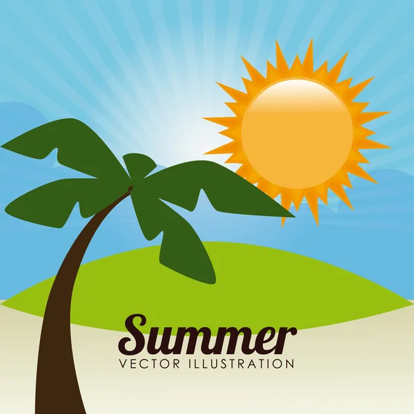 Design de verão — Vetor de Stock