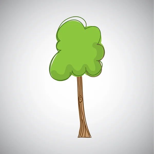 Vector de árbol — Vector de stock