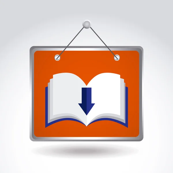 EBook-Symbol — Stockvektor