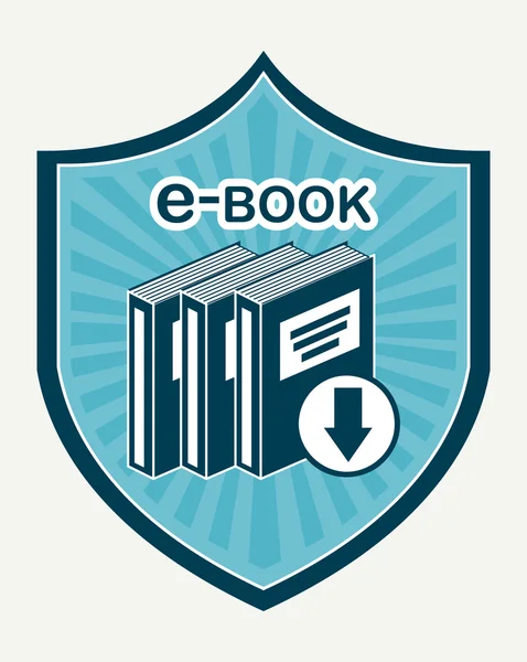 Icône Ebook — Image vectorielle