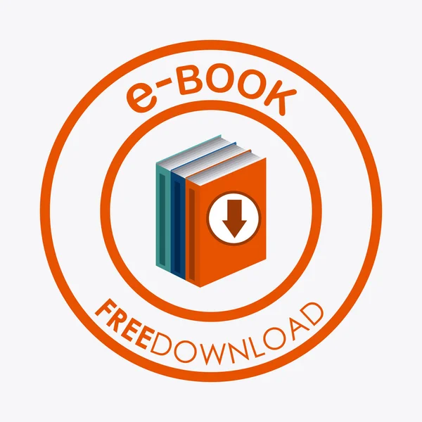 Ebook icon — Stock Vector