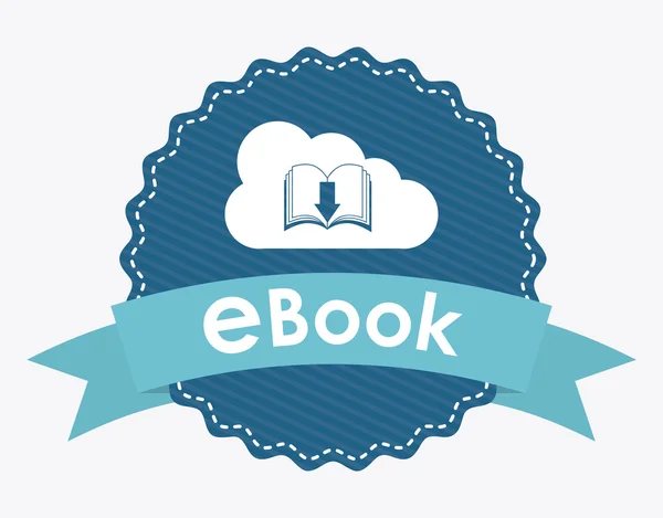 Ebook icon — Stock Vector